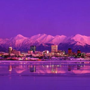 Anchorage-Skyline-Evening -Alaska