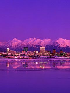 Anchorage-Skyline-Evening -Alaska