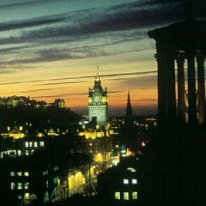 Edinburgh sunset