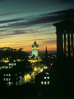 Edinburgh sunset