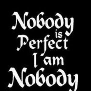 Nobody is perfect