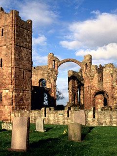 Lindisfarne Priory - Northumberland - England