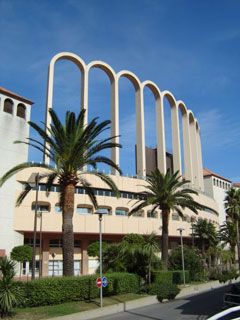 Stadion von Monaco - Seitenansicht