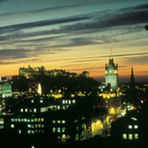 Edinburgh sunset