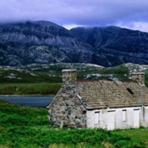 An-Abandoned-Croft Loch Stack_-Sutherland The High