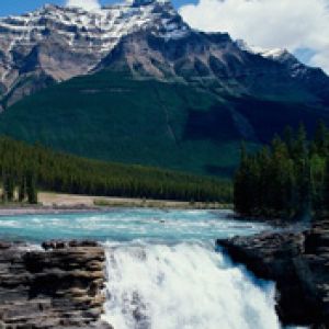 Athabasca-Falls Jasper-National Park Alberta Canad