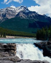 Athabasca-Falls Jasper-National Park Alberta Canad