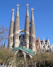 Barcelona Gaudi Sagrada-familia 