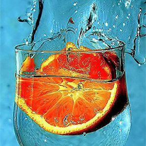 Orange in Water