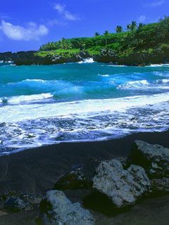 Black Beach Maui Hawaii