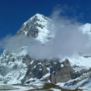 Eiger from Kleine Scheidegg Berner Oberland Switze