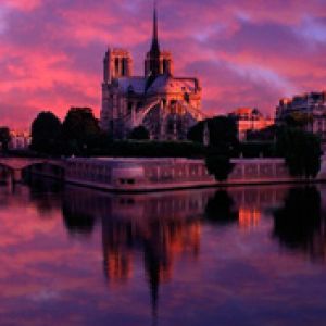 Notre Dame at Sunrise Paris France
