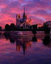 Notre Dame at Sunrise Paris France