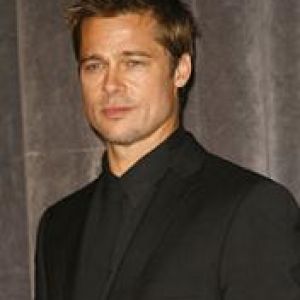 Brad Pitt in black