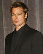 Brad Pitt in black
