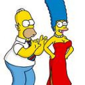 Homer a Marge Simpson