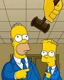 Homer a Bart Simpson