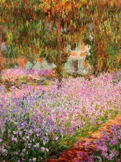 Irises in Monets Garden