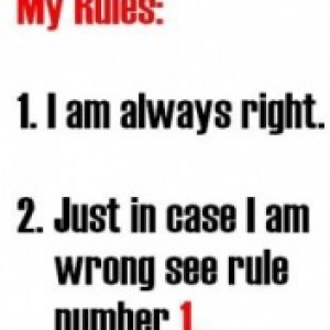 my rules