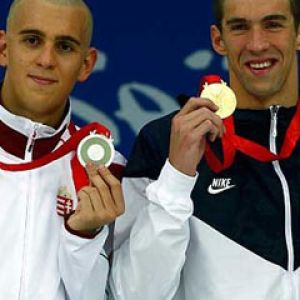 Cseh LĂˇszlĂł - Michael Phelps - Beijing 2008