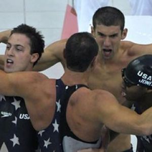 Michael Phelps, Garett, Weber, Gale - Beijing 2008