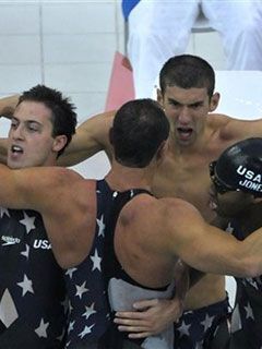 Michael Phelps, Garett, Weber, Gale - Beijing 2008