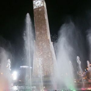 Tunis - Fountain night