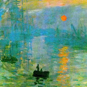 Monet - Impression Sunrise - 1872