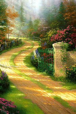 Thomas Kinkade - Spring Gate