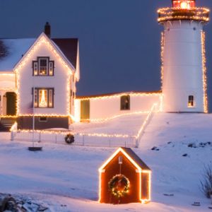 Christmas Lighthouse 