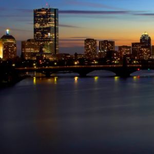 Sunset on the Charles