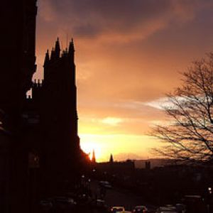 sunset-over-Edinburgh