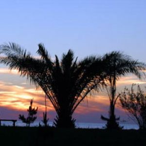 Sunset in Batumi Beach