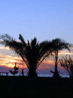 Sunset in Batumi Beach