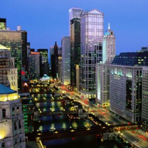 A River Runs Through Chicago River - Illinois