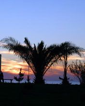 Sunset in Batumi Beach