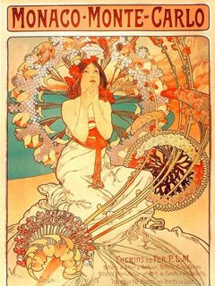 Alfons Mucha - Monaco - Monte Carlo - 1897