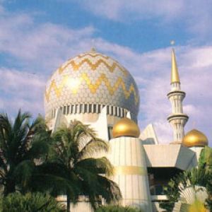 Sabah State Mosque - The Majestic Domes and Minare