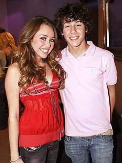 Miley and Nick Jonas