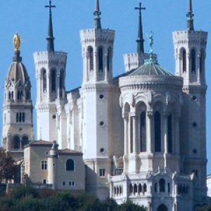 Basilique de Fourviere from Saone - Lyon