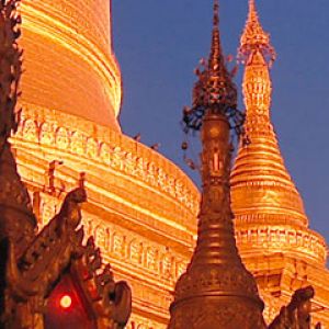 Pagoden in Burma