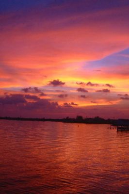 Tropical Island Sunset