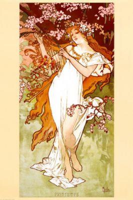 Spring - Alfons Mucha