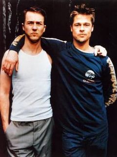 Brad Pitt and Edward Norton