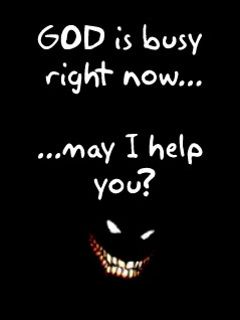 God is busy