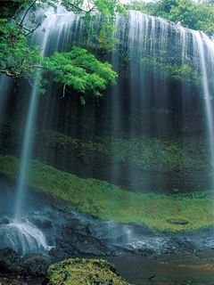 Waterfall - Palau - Micronesia - wallpaper preview