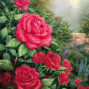Thomas Kinkade - Perfect Red Rose
