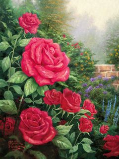 Thomas Kinkade - Perfect Red Rose