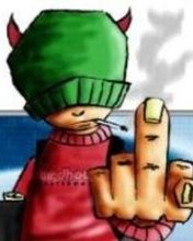 Rebel Cartoon Postava