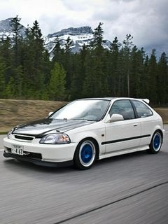 Športový biely Honda Civic